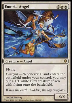 Emeria Angel - Medium Play MTG Zendikar - Image 1