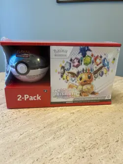 Pokemon Prismatic Evolutions + Pokeball Sams Club Exclusive Elite Trainer Box - Image 1