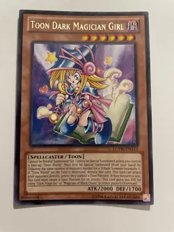 Yugioh Toon Dark Magician Girl LCYW-EN111 Rare Edition NM Condition - Image 1