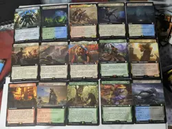 15x Mtg Fallout Extended Art Rare Lot - Image 1