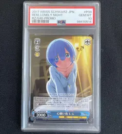 PSA10 WEISS SCHWARZ Re:Zero REM. LONELY NIGHT RZ/S46-PROMO Japan Trading Card - Image 1