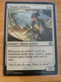 MTG Thopter Architect 029 The Brothers' War M/NM Free UK P&P - Image 1