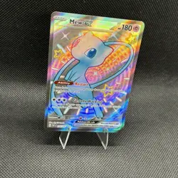 (NM) Mew ex 216/091 SV: Paldean Fates Holo Shiny Ultra Rare Pokemon Card - Image 3