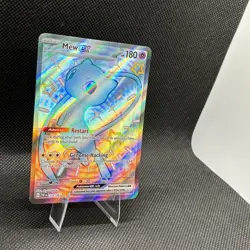 (NM) Mew ex 216/091 SV: Paldean Fates Holo Shiny Ultra Rare Pokemon Card - Image 4