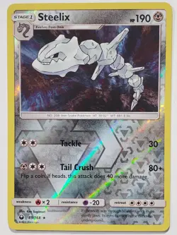 REVERSE HOLO Steelix 89/168 LP / VLP Celestial Storm Pokemon Card - Ken Sugimori - Image 1