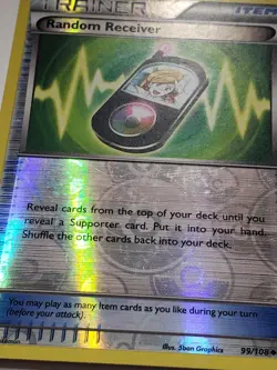 REVERSE HOLO Random Receiver 99/108 LP - Dark Explorers Pokemon Card - Image 2