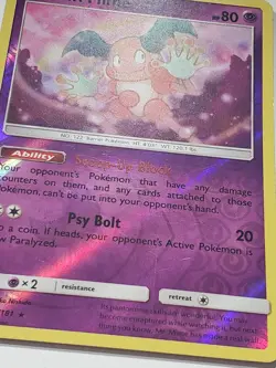 REVERSE HOLO Mr. Mime 66/181 VLP - Team Up Pokemon Card - Atsuko Nishida Art - Image 2