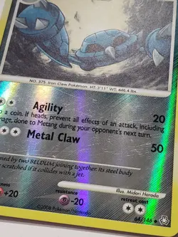 REVERSE HOLO Metang 64/146 VLP - Legends Awakened Pokemon Card Midori Harada Art - Image 2