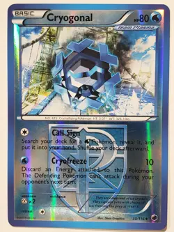 REVERSE HOLO Cryogonoal 30/116 - Plasma Freeze Pokemon Card - 5ban Graphics - Image 1
