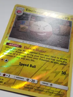 REVERSE HOLO Electrode 39/181 LP / VLP Asako Ito Crocheted Team Up Pokemon Card - Image 2