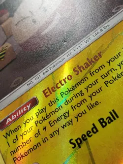 REVERSE HOLO Electrode 39/181 LP / VLP Asako Ito Crocheted Team Up Pokemon Card - Image 3