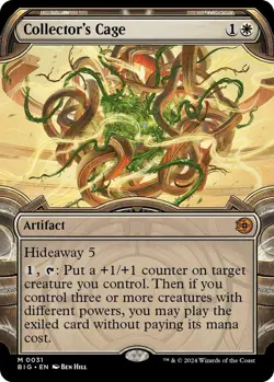 MTG OTJ BIG NM Showcase Collector's Cage - Image 1