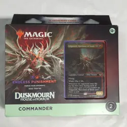 MTG Endless Punishment Precon Duskmourn Commander Deck Factory Sealed New - Image 1