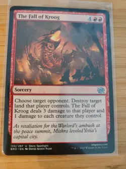 MTG The Fall of Kroog 133 The Brothers' War M/NM Free UK P&P - Image 1