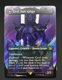 Cecil, Dark Knight Borderless Surge FOIL FINAL FANTASY Magic the Gathering MTG - Image 1