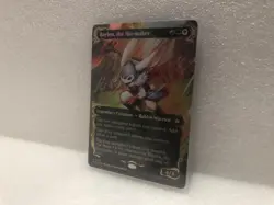 MTG Borderless Raised Foil by NM Baylen, the Haymaker Bloomburrow Magic Card - Image 2