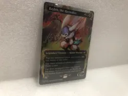 MTG Borderless Raised Foil by NM Baylen, the Haymaker Bloomburrow Magic Card - Image 3