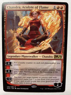 Chandra, Acolyte of Flame #126 Core Set 2020 M20 Magic MTG - Image 1