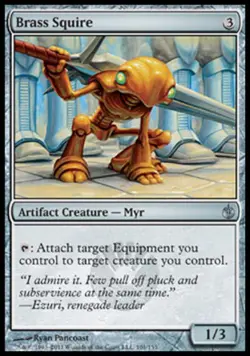 Brass Squire - Light Play MTG Mirrodin Besieged - Image 1