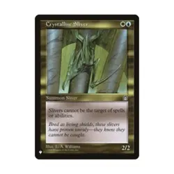 WOTC MtG The List Crystalline Sliver (U) NM - Image 1