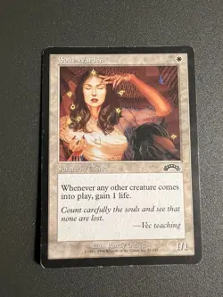 MTG Soul Warden Exodus 21/143 Regular Common - Image 1