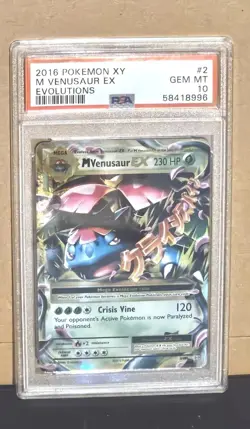 Pokemon Evolutions/Wild Blaze M EX Charizard 13/55 Blastoise22 Venusaur 2 PSA 10 - Image 5