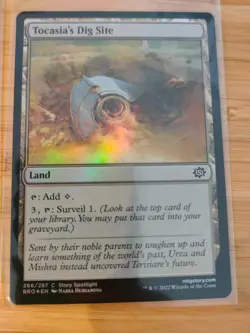 MTG Tocasia's Dig Site (FOIL) 266 The Brothers' War M/NM Free UK P&P - Image 1