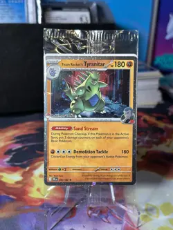 Pokemon Center Promo Team Rocket’s Tyranitar Destined Rivals Exclusive - Image 1