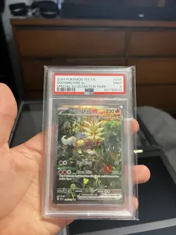 2024 POKEMON TEF EN-SPECIAL ILLUSTRATION RARE #204 GOUGING FIRE EX PSA 9 - Image 3