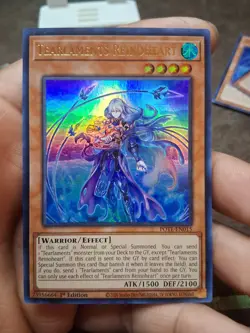 Yugioh!-(x3)-Tearlaments Reinoheart-Ultra Rare-1st Ed-pote-en015-(VLP/LP) - Image 5