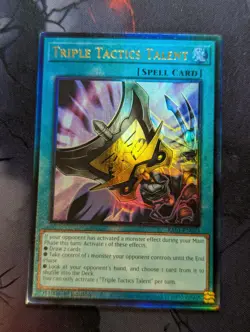 Yugioh Triple Tactics Talent RA01-EN063 Ultimate Rare 1st Edition NM - Image 1