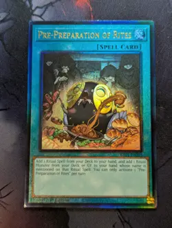 Pre-Preparation of Rites RA01-EN055 Prismatic Ultimate Rare Yugioh 25th Anniv - Image 1