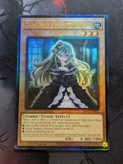YuGiOh Ghost Belle & Haunted Mansion Ultimate Rare 1st Edition RA01-EN011 - Image 1