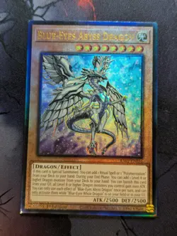 Yugioh Blue-Eyes Abyss Dragon RA01-EN016 Ultimate Rare 1st Ed NM - Image 1
