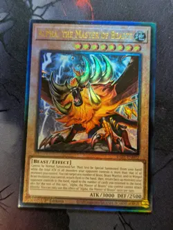 Alpha, the Master of Beasts RA01-EN022 Ultimate Rare 1st Edition YuGiOh TCG Card - Image 1