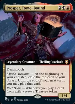 MTG AFC NM Extended Art Prosper, Tome-Bound - Image 1
