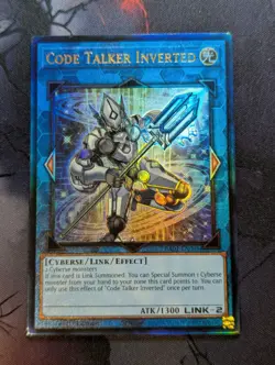 Code Talker Inverted RA01-EN045 Ultimate Rare 1st Edition YuGiOh TCG Card - Image 1