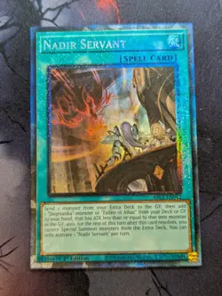 Yugioh Nadir Servant RA01-EN062 Collector’s Rare 1st Edition NM - Image 1