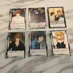 Death Note card Game 6 sheets From Japan KONAMI With tracking 2508-1 F/S - Image 1