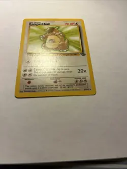 1999 Pokemon TCG Kangaskhan Jungle 21/64 Non Holo Rare Card Vintage WOTC LP - Image 3