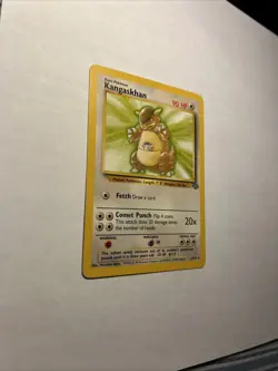 1999 Pokemon TCG Kangaskhan Jungle 21/64 Non Holo Rare Card Vintage WOTC LP - Image 5
