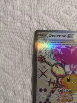 Pokemon Dedenne EX Paldea Evolved Card 239/193 Ultra Rare Full Art SV Holo - Image 3