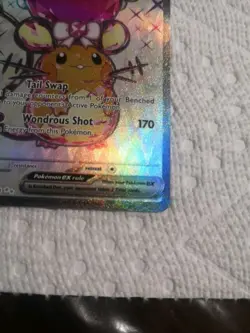 Pokemon Dedenne EX Paldea Evolved Card 239/193 Ultra Rare Full Art SV Holo - Image 5