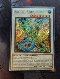 Ancient Fairy Dragon RA01-EN030 Secret Rare 1st Edition YuGiOh TCG Card - Image 1