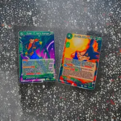Dragon Ball GT Son Goku & Super 17 - BT20 - x2 Card Lot (RARE cards) - Image 1