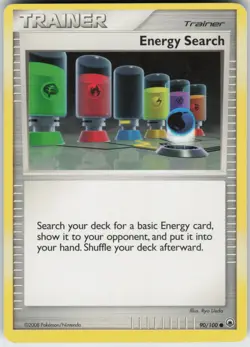 Pokemon TCG Energy Search 90/100 Majestic Dawn Common card Normal - Image 1