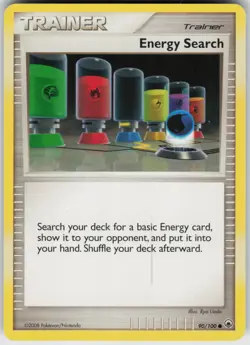 Pokemon TCG Energy Search 90/100 Majestic Dawn Common card Normal - Image 1