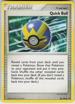 Pokemon TCG Quick Ball 86/100 Majestic Dawn Uncommon card Normal - Image 1