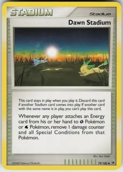 Pokemon TCG Dawn Stadium 79/100 Majestic Dawn Uncommon card Normal - Image 1
