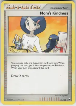 Pokemon TCG Mom's Kindness 83/100 Majestic Dawn Uncommon card Normal - Image 1